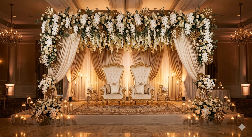 Afro-Centric Wedding Stage Decor